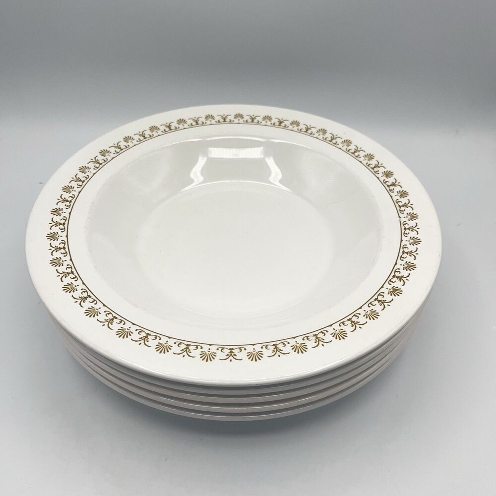 PYROCERAM BRAND TABLEWARE BY CORNING SET OF 5 - 9” Bowls